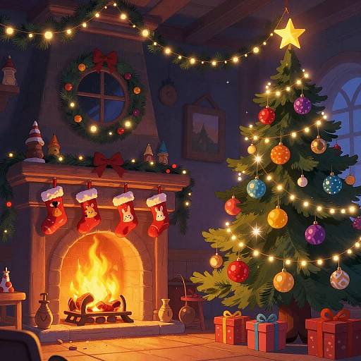 Whimsical Christmas Toy Factory