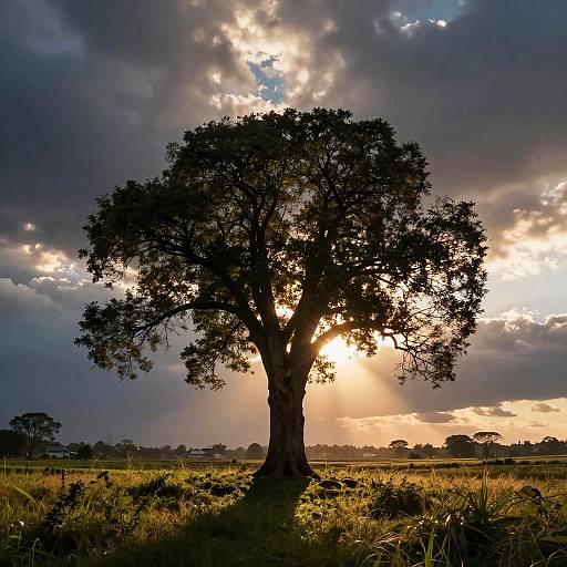 Majestic Tree Symbolizing Monotheism