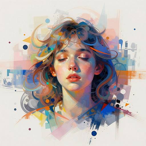 Abstract Emotional Expression Through AI Art