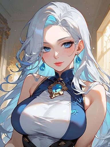 Futuristic Sci-Fi Cosplay Portrait of Woman