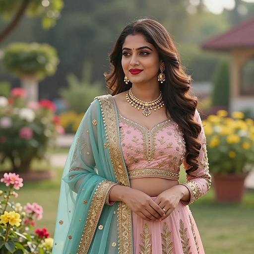 Elegant Portrait of South Asian Beauty