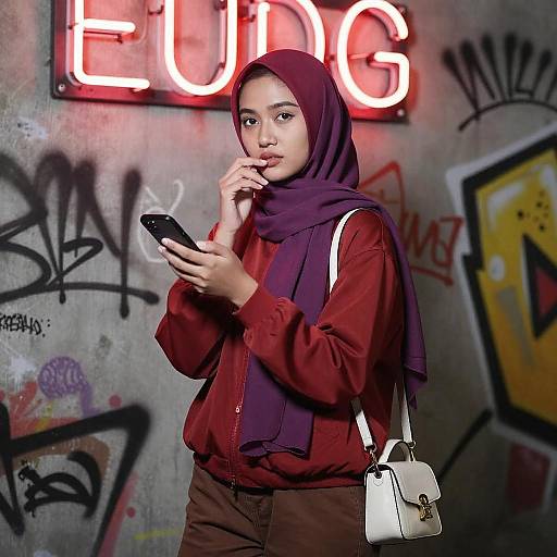 Young Asian Woman in Urban Style