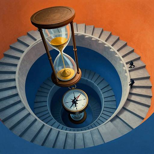 Surreal Spiraling Staircase Quest