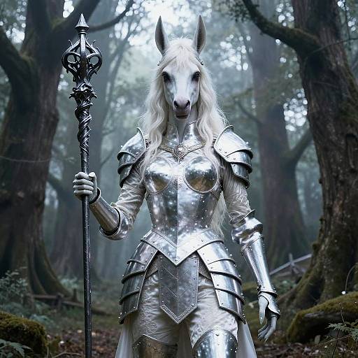 D&D Horror Centaur in Tree Hamlet