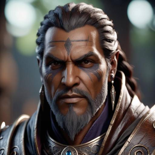 Stunning Portrait of an Ancient Warlock