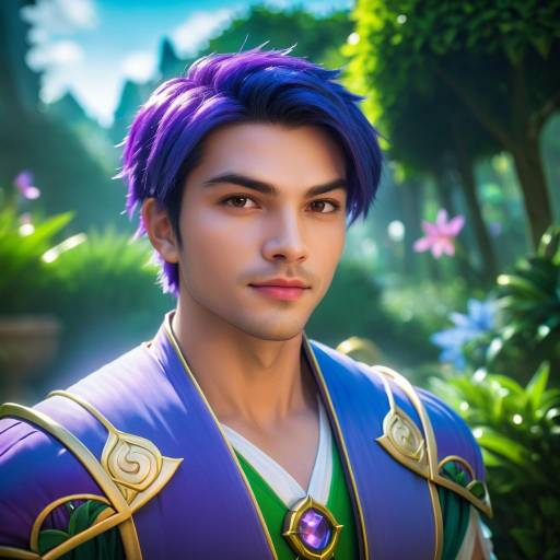 Confident League of Legends Character Portrait