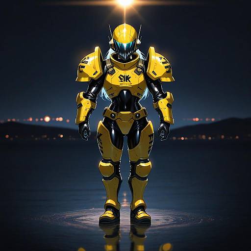 Ultra-Realistic Portrait of Armored Girl