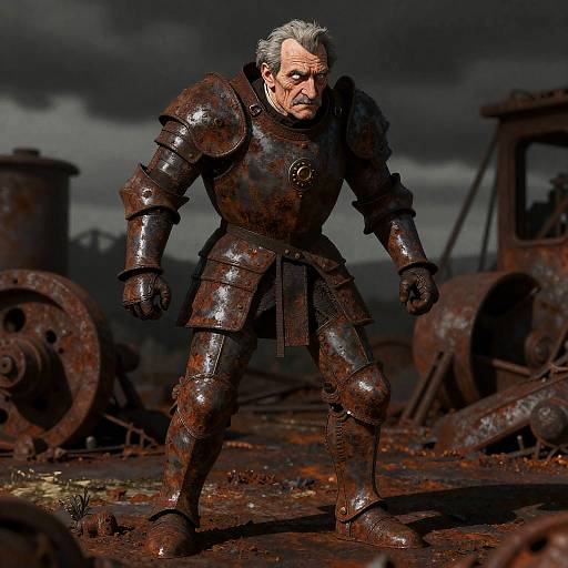 Rust-Warrior Victorian Elder Portrait