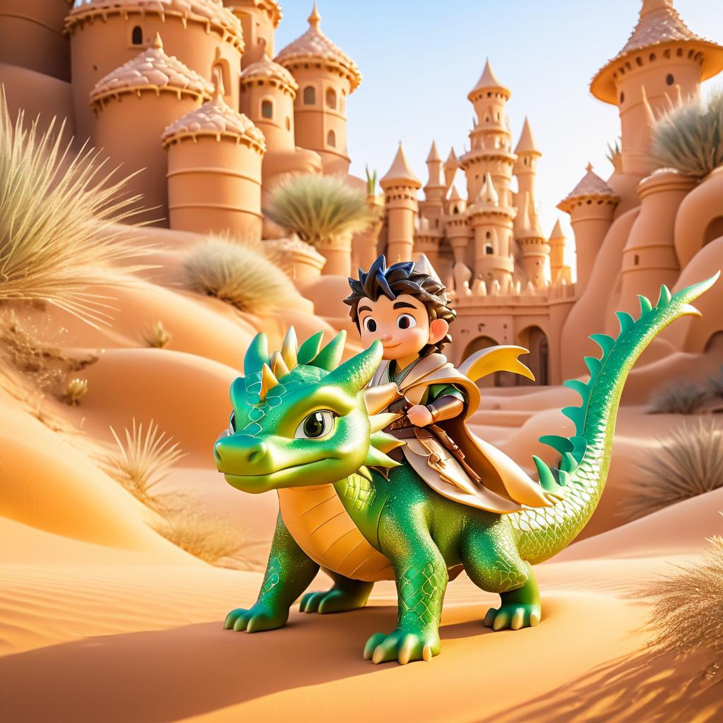 Brave Dragon's Magical Desert Adventure