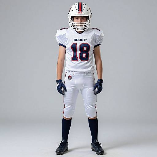 Realistic Male American Football Costume
