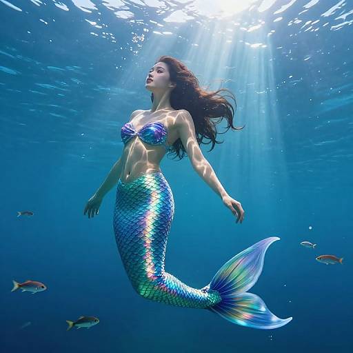 Mesmerizing Mermaid in James Jean Style