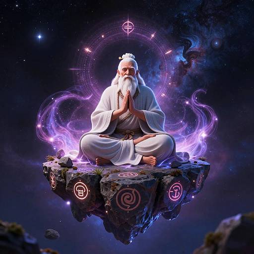 Wise Sage Bruel on Floating Island