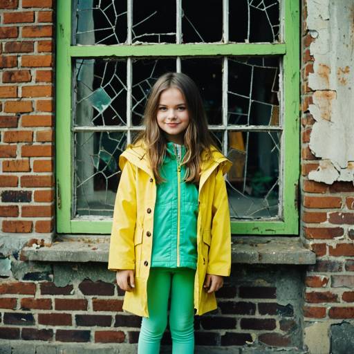 Charming Kids Fashion in Urban Setting