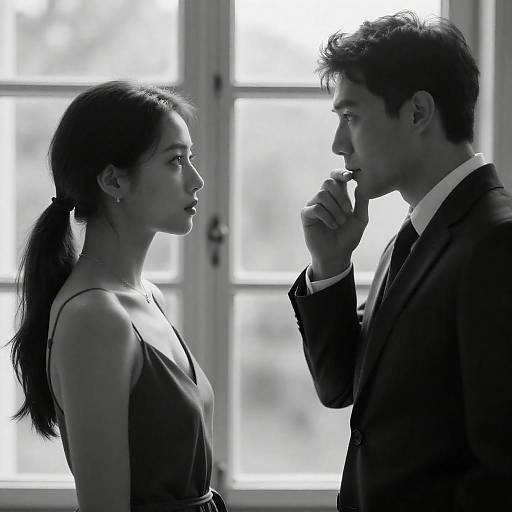 Intense Moments: Love by the Window