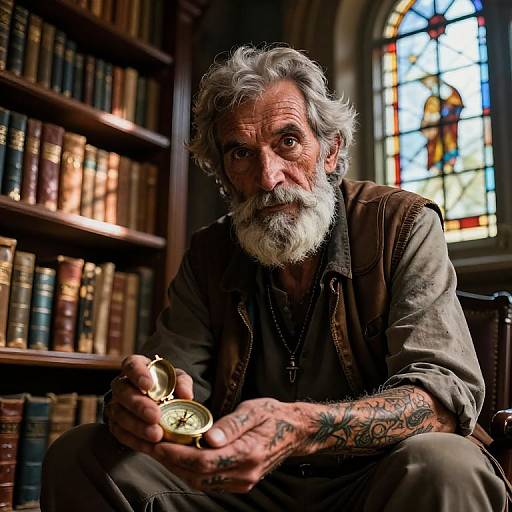 Portrait of a Seasoned Traveler