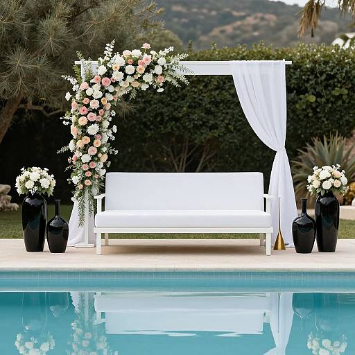 Serene Summer Luxury Baptism Setup