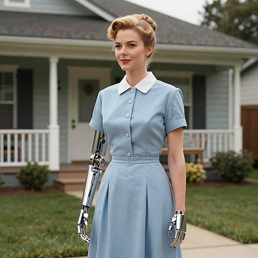 Stepford Wife in Pristine Suburb