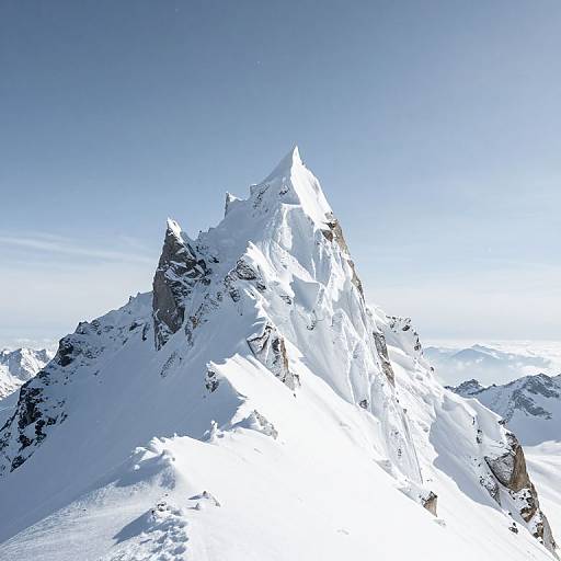 Jagged Crystalline Mountain Under Stars