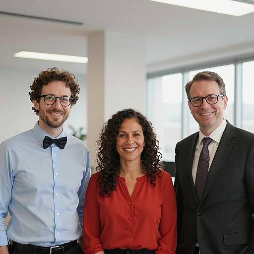 Office Scene with Diverse Characters