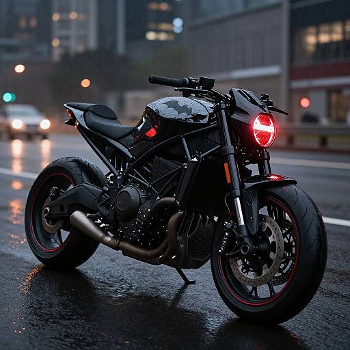 Batman-Inspired High-Tech Motorcycle