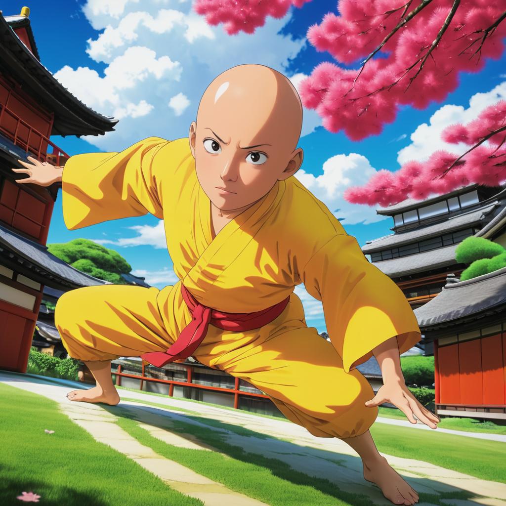 Saitama Reimagined as Spirited Away Character