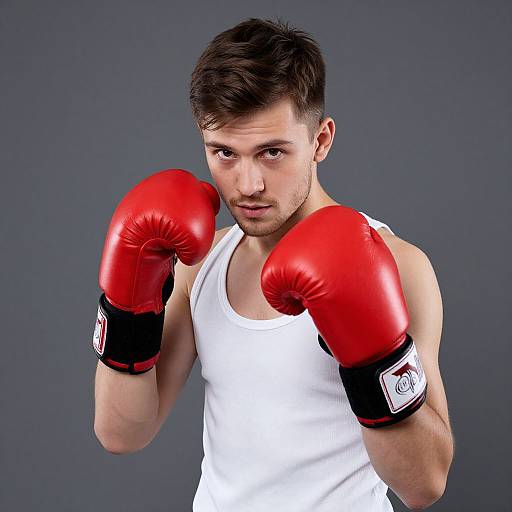 Male Boxer Fighter in Costume