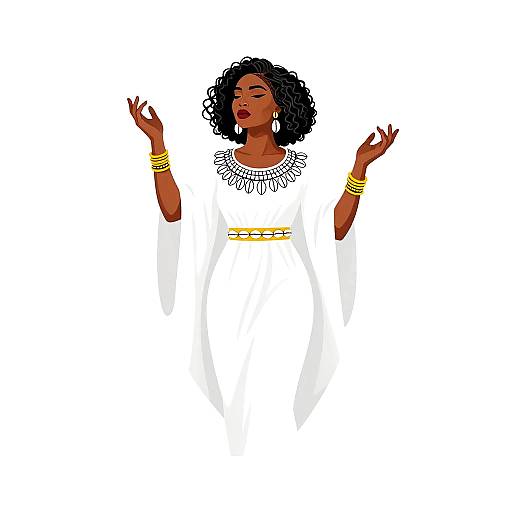 Yoruba Priestess Ancestral Spirit Art