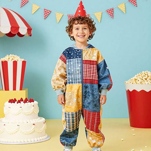 Playful Birthday Carnival Outfit