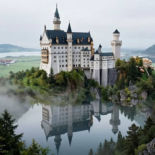 Majestic Floating Fairytale Castle