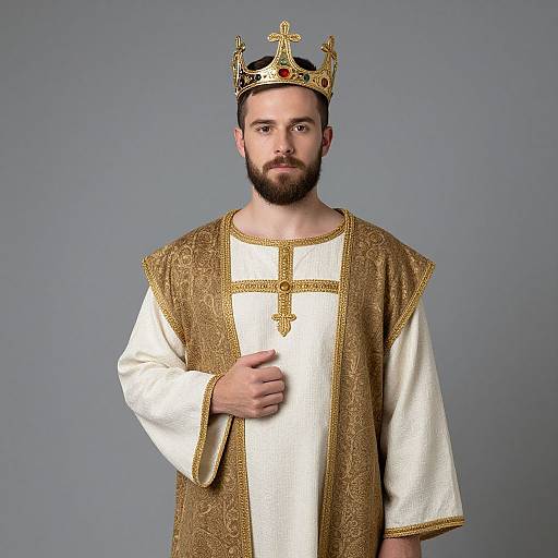 Nativity King Costume Portrait