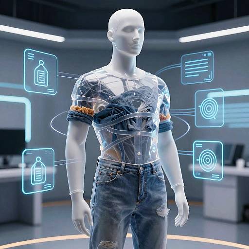 AI Clothes Removal Technology Close-Up