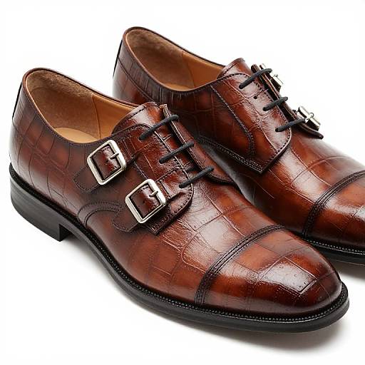 Ralph Sardinelli Double Buckle Shoes