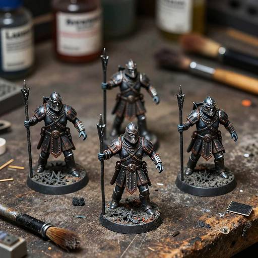 Intricately Detailed Primarch Miniatures