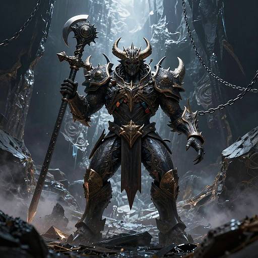 Abyssal Colossus at Black Ice Chasm