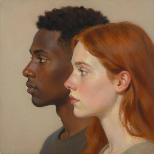 Contrasting Profiles in Warm Colors