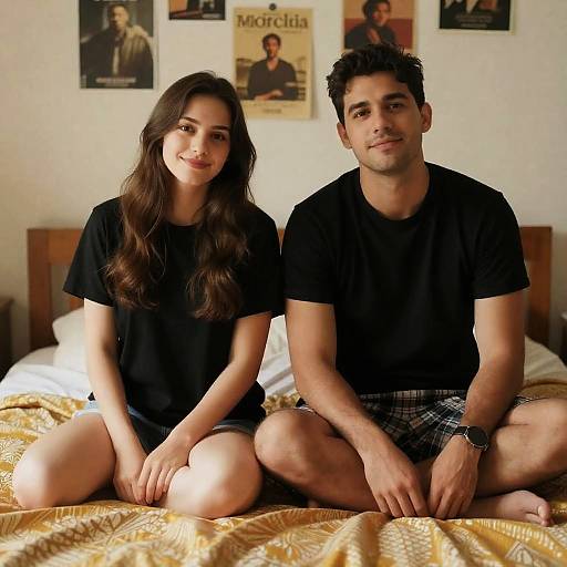 Cozy Intimacy: A Couple's Moment