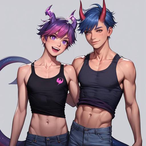 Midnight Duel of Ethereal Dragon Boys Midnight Duel of Ethereal Dragon Boys