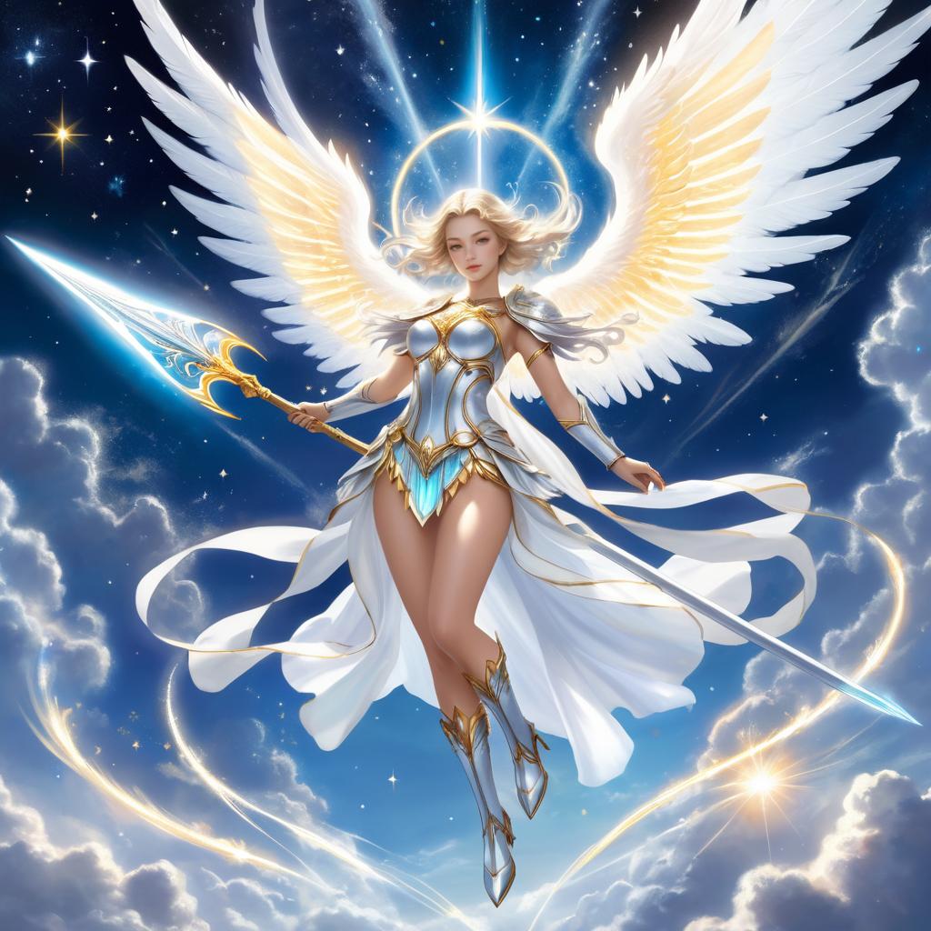 Celestial Angel TCG Artwork Design