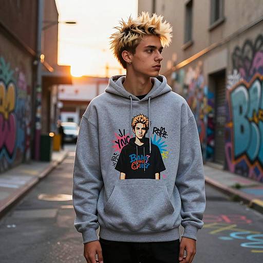 Edgy Urban Style at Sunset