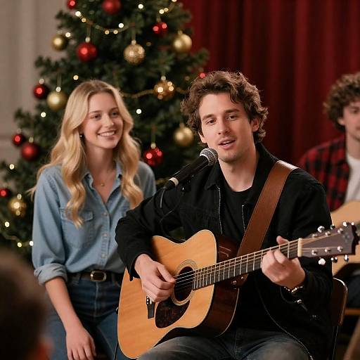 Live Performance with Holiday Cheer