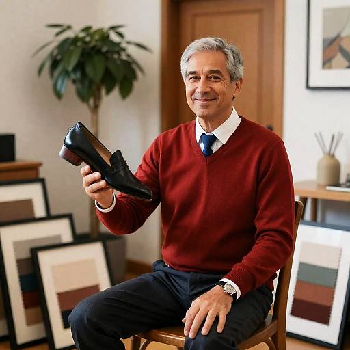 Middle-Aged Man in Casual Setting