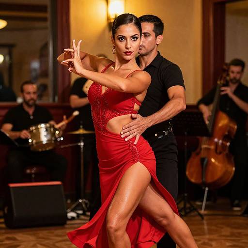 Passionate Argentine Tango Dancer
