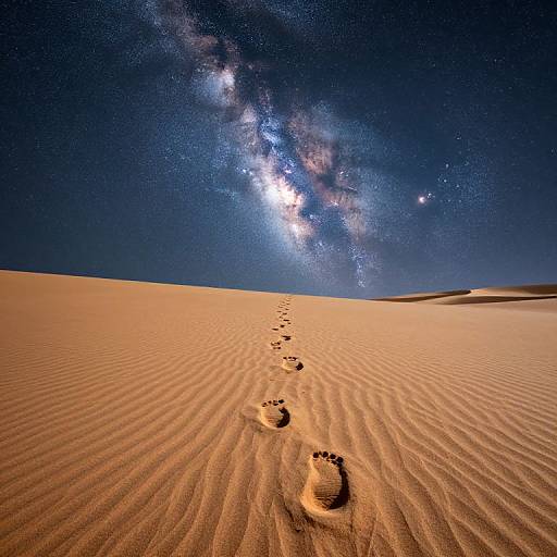 Celestial Footprints to Milky Way