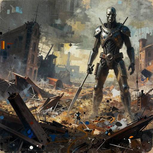 Surreal Post-Apocalyptic Mixed Media