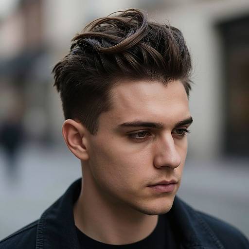 Realistic Pompadour Portrait 2024