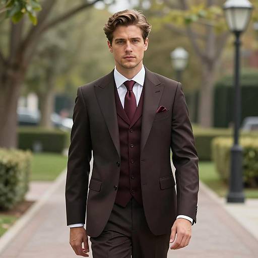 Charming Gentleman in Garden Attire