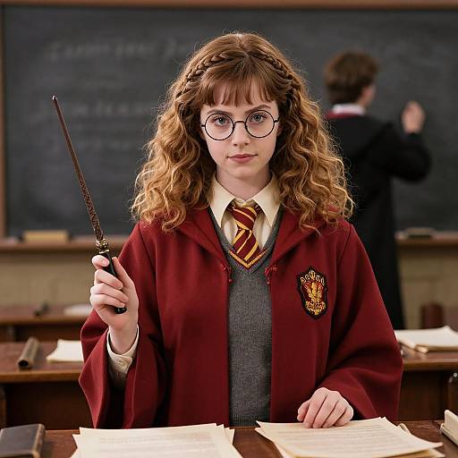 Realistic Hermione Granger Cosplay Portrait