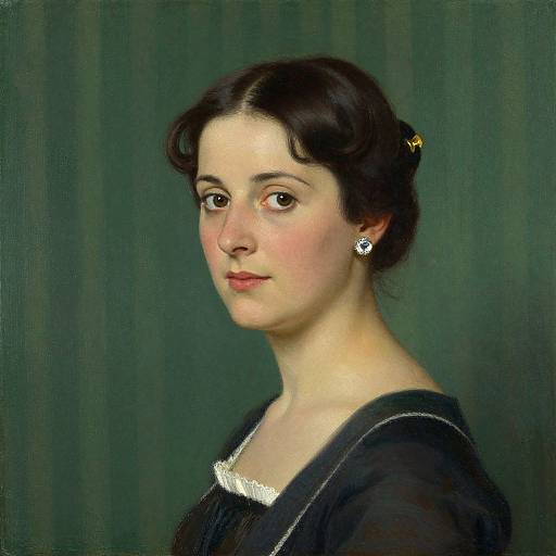 Jakub Zucker's Elegant Female Portrait