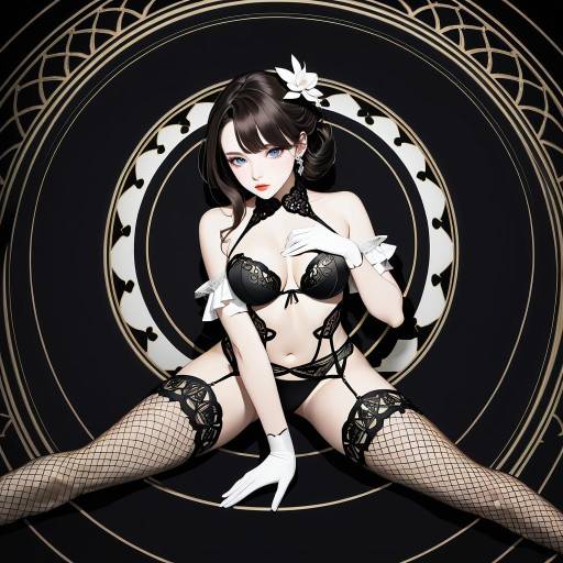 Timeless Brunette in Alluring Lingerie Timeless Brunette in Alluring Lingerie