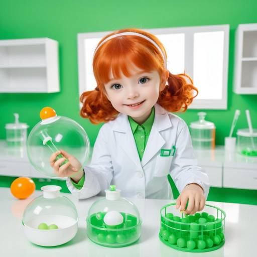 Cheerful Young Scientist in a Lab